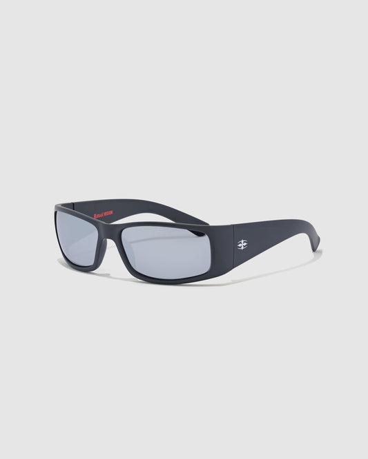 DOOMSDAY MACHINE - MATTE BLACK / SILVER-GREY POLARISED