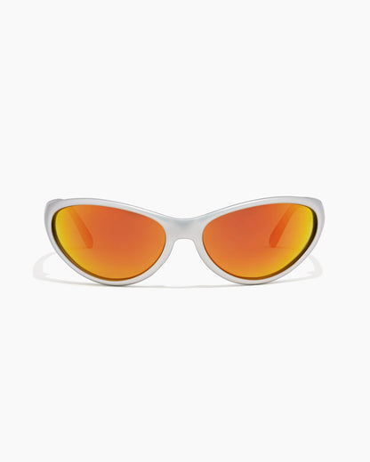 Morphine - Matte Chrome / Orange Reflective Polarised