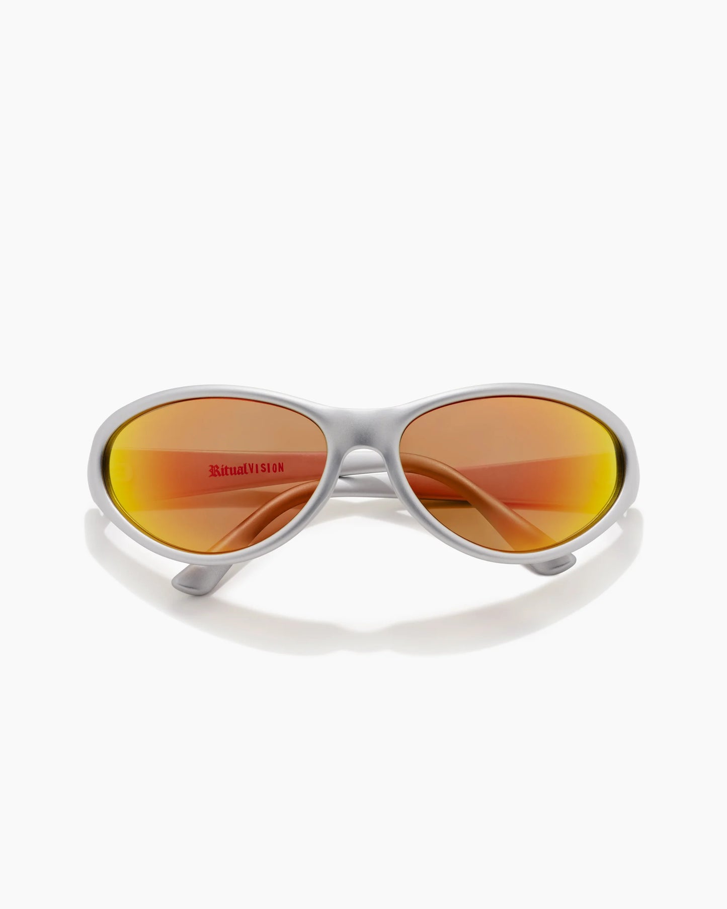 Morphine - Matte Chrome / Orange Reflective Polarised