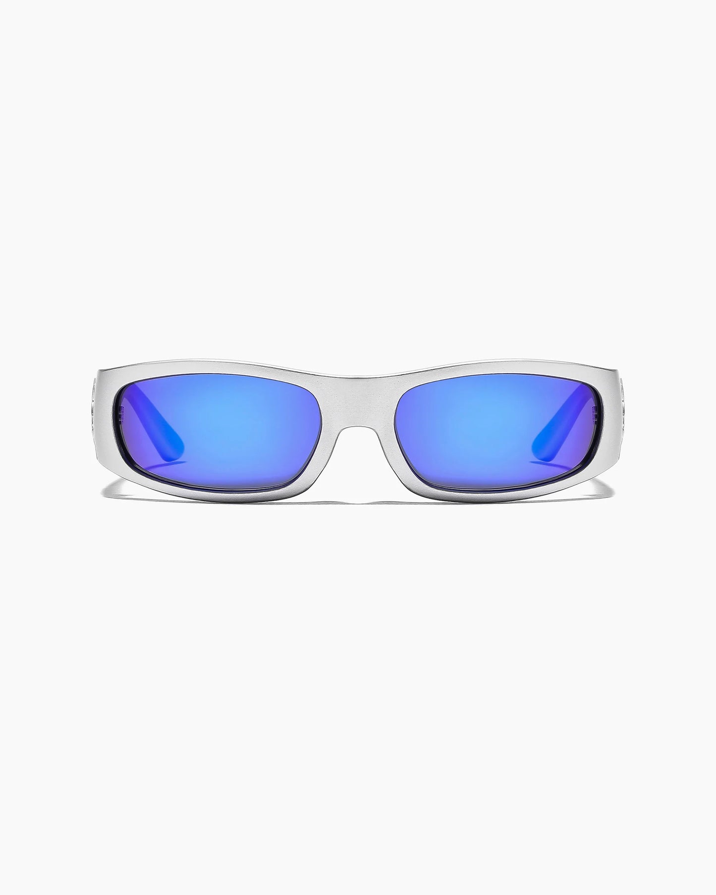 Parasite - Matte Chrome / Blue Reflective Polarised