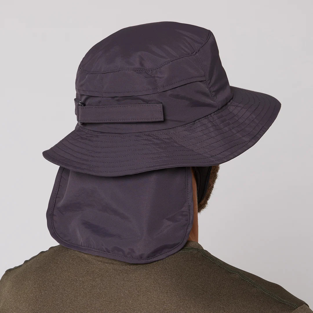 Ocean & Earth Indo Stiff Peak Surf Hat - Charcoal