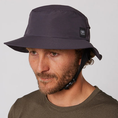 Ocean & Earth Indo Stiff Peak Surf Hat - Charcoal