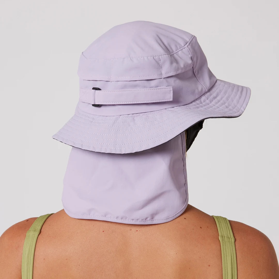 Ocean & Earth Indo Stiff Peak Surf Hat - Pale Lilac
