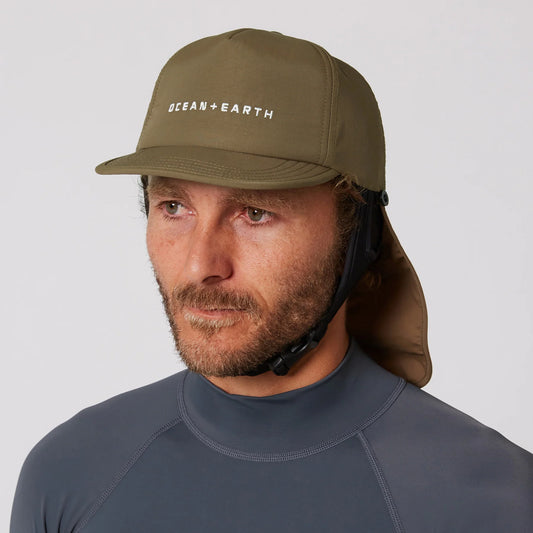 BINGIN STRAPBACK SURF CAP - OLIVE