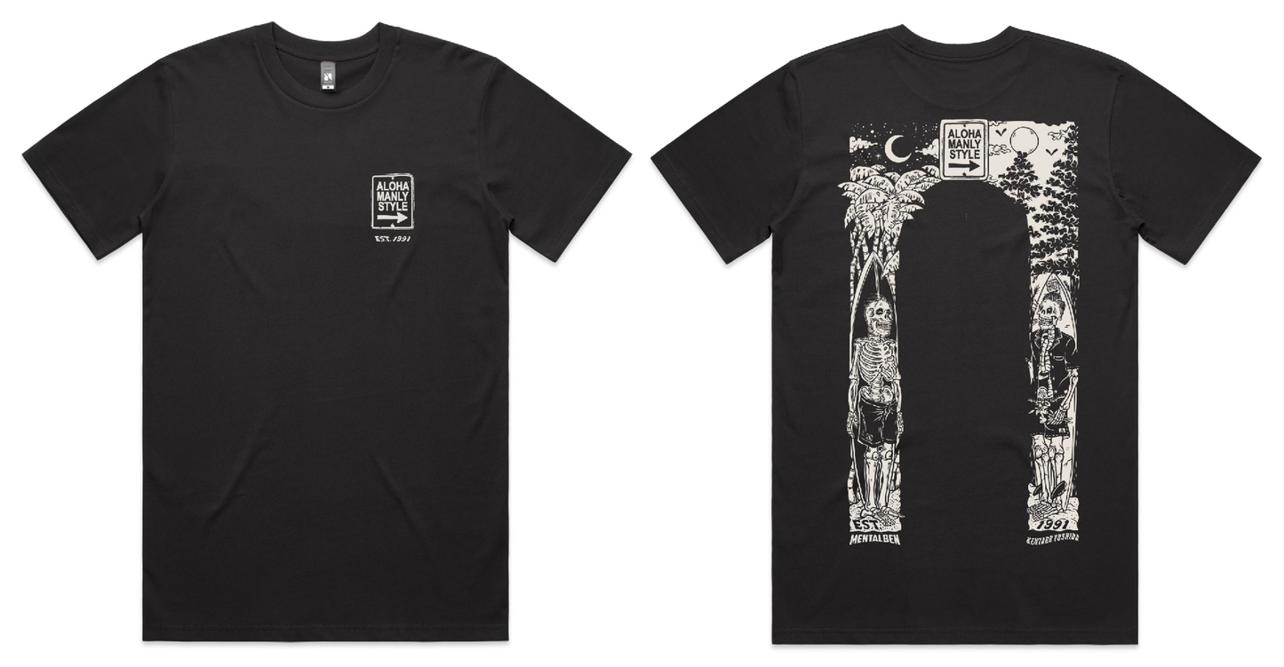 BENNY x KENNY SHOP TEE - COAL