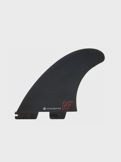 FCS II Nathan Florence PC Tri Fin Set - Red Bolt
