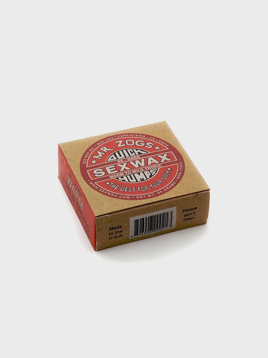 Sex Wax Quick Humps Warm Water Surf Wax - Red Label