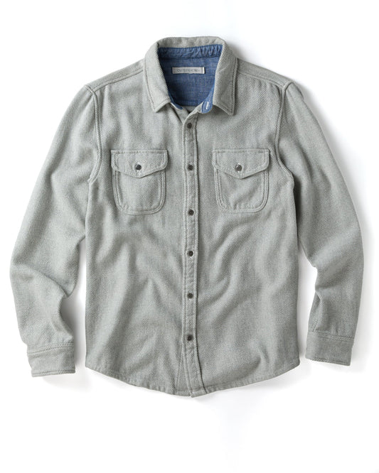 Outerknown Blanket Shirt - Heather Grey
