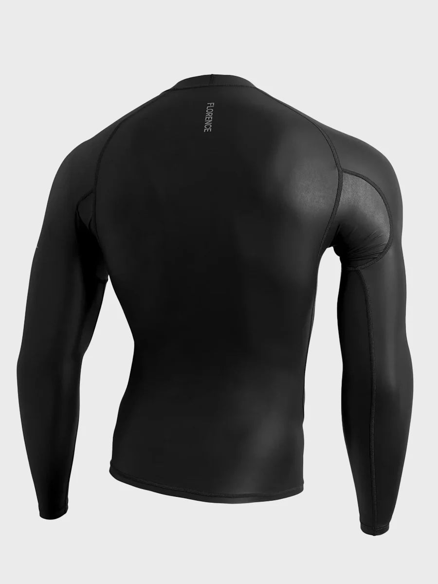 Florence Windshield Long Sleeve Rashguard 2.0 - Black