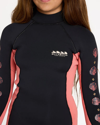 Billabong Teen Girls Spring Fever Long Sleeve Spring Suit - Watermelon