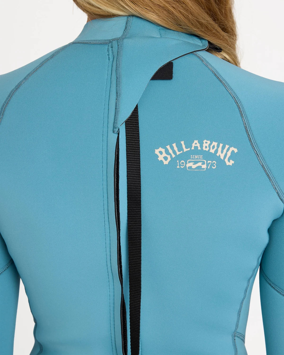 Billabong Womens 2mm Spring Fever Long Sleeve Springsuit - Surf Blue