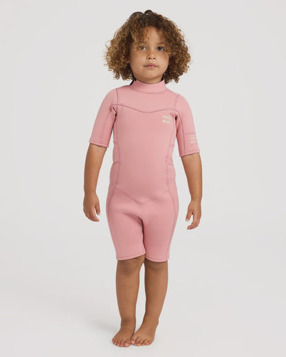 Billabong Girls Sizes 2-6 2mm Absolute Springsuit - French Rose