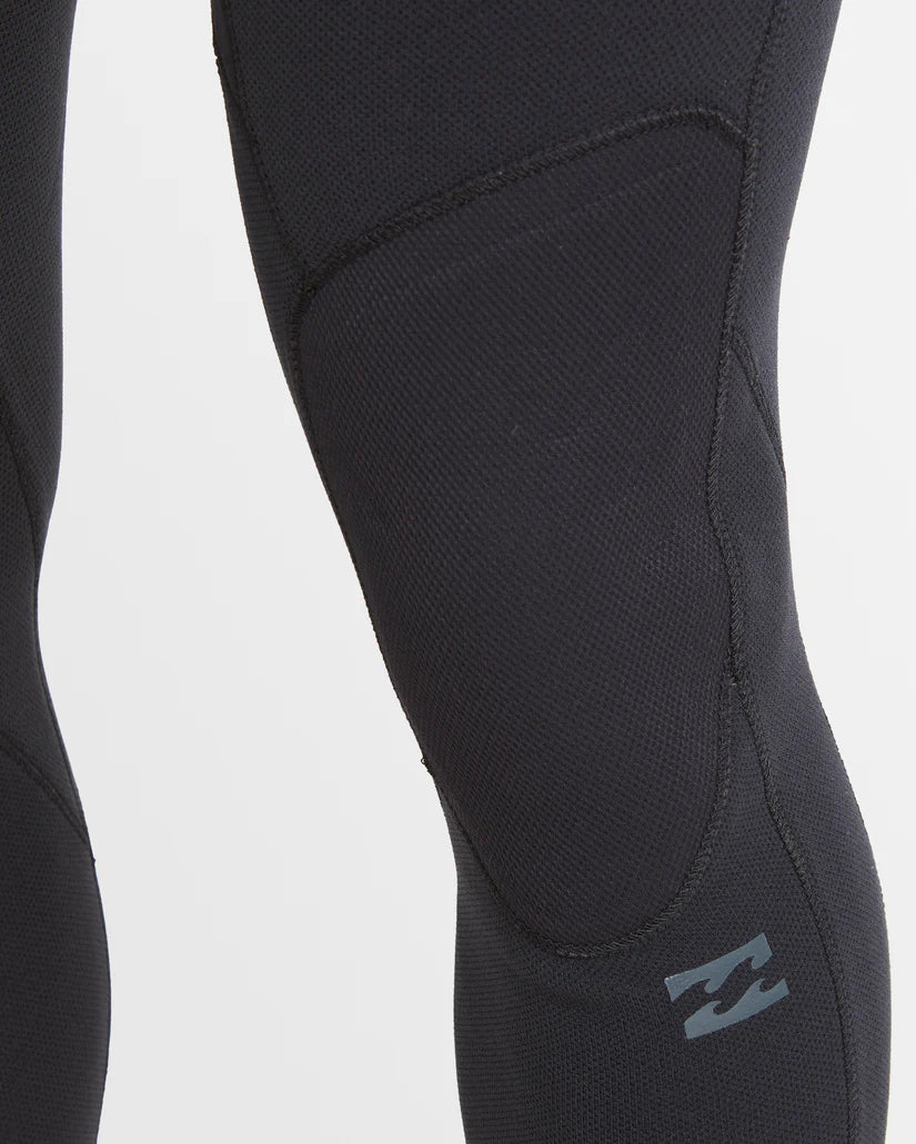 Men's 2mm Revo Natural Chest Zip Short Sleeve Fullsuit Wetsuit - Black
