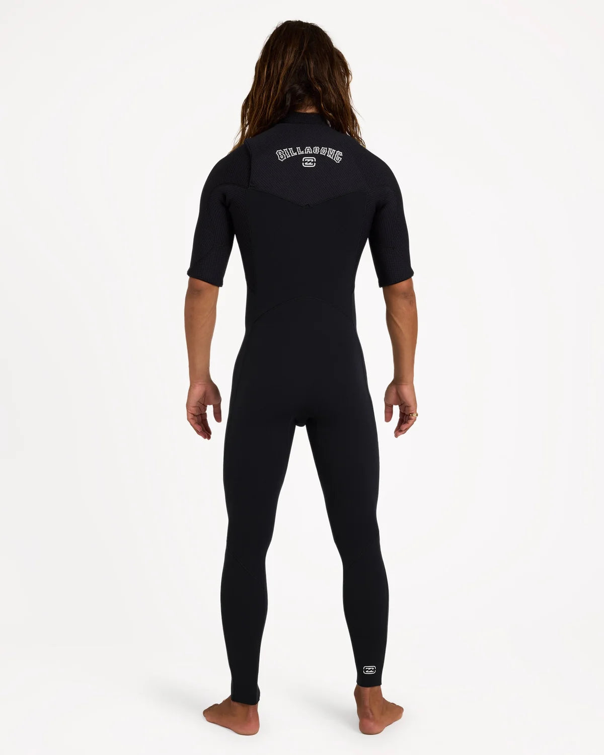 Billabong Mens 2mm Furnace Revo Chest Zip Short Sleeve Steamer Wetsuit