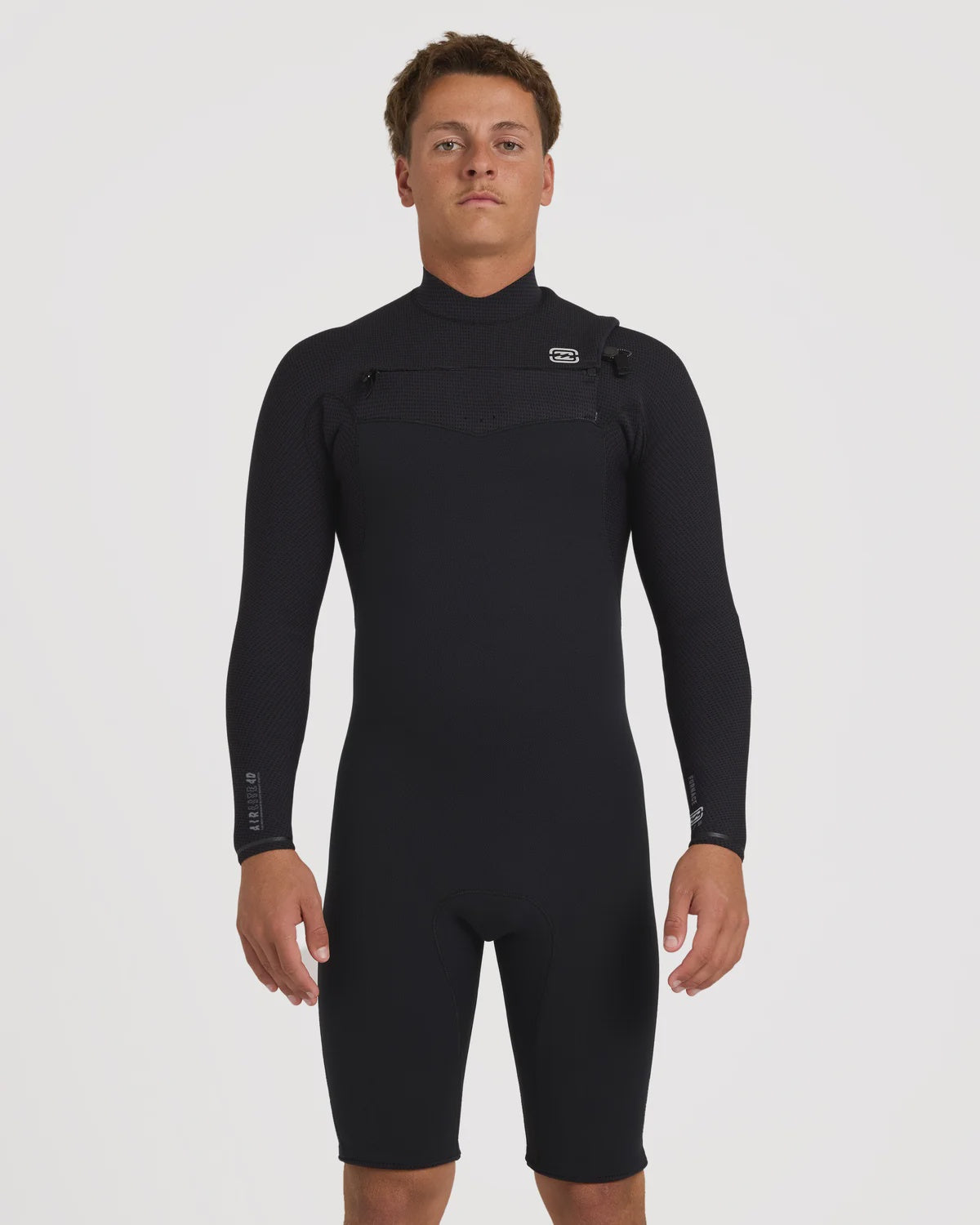 Billabong Mens 2mm Furnace Revo Chest Zip Long Sleeve Springsuit