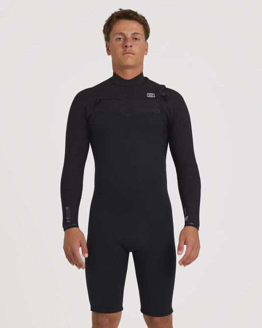 Billabong Mens 2mm Furnace Revo Chest Zip Long Sleeve Springsuit