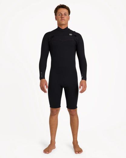 Billabong Mens 2mm Furnace Revo Chest Zip Long Sleeve Springsuit