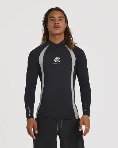 Billabong Mens 1mm Absolute Ultra Long Sleeve Wetsuit Jacket - Light Grey