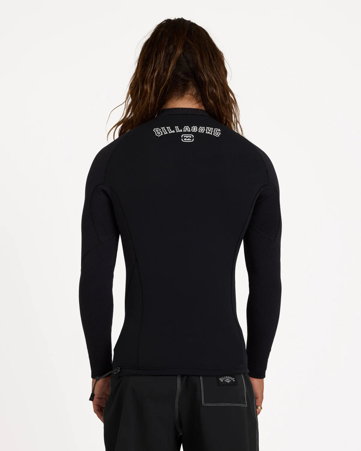 Billabong Mens 1mm Furnace Revo Long Sleeve Wetsuit Jacket - Black