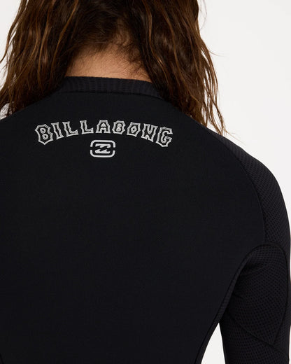 Billabong Mens 1mm Furnace Revo Long Sleeve Wetsuit Jacket - Black