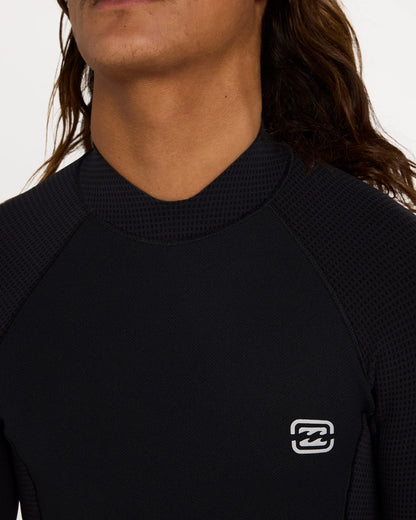 Billabong Mens 1mm Furnace Revo Long Sleeve Wetsuit Jacket - Black