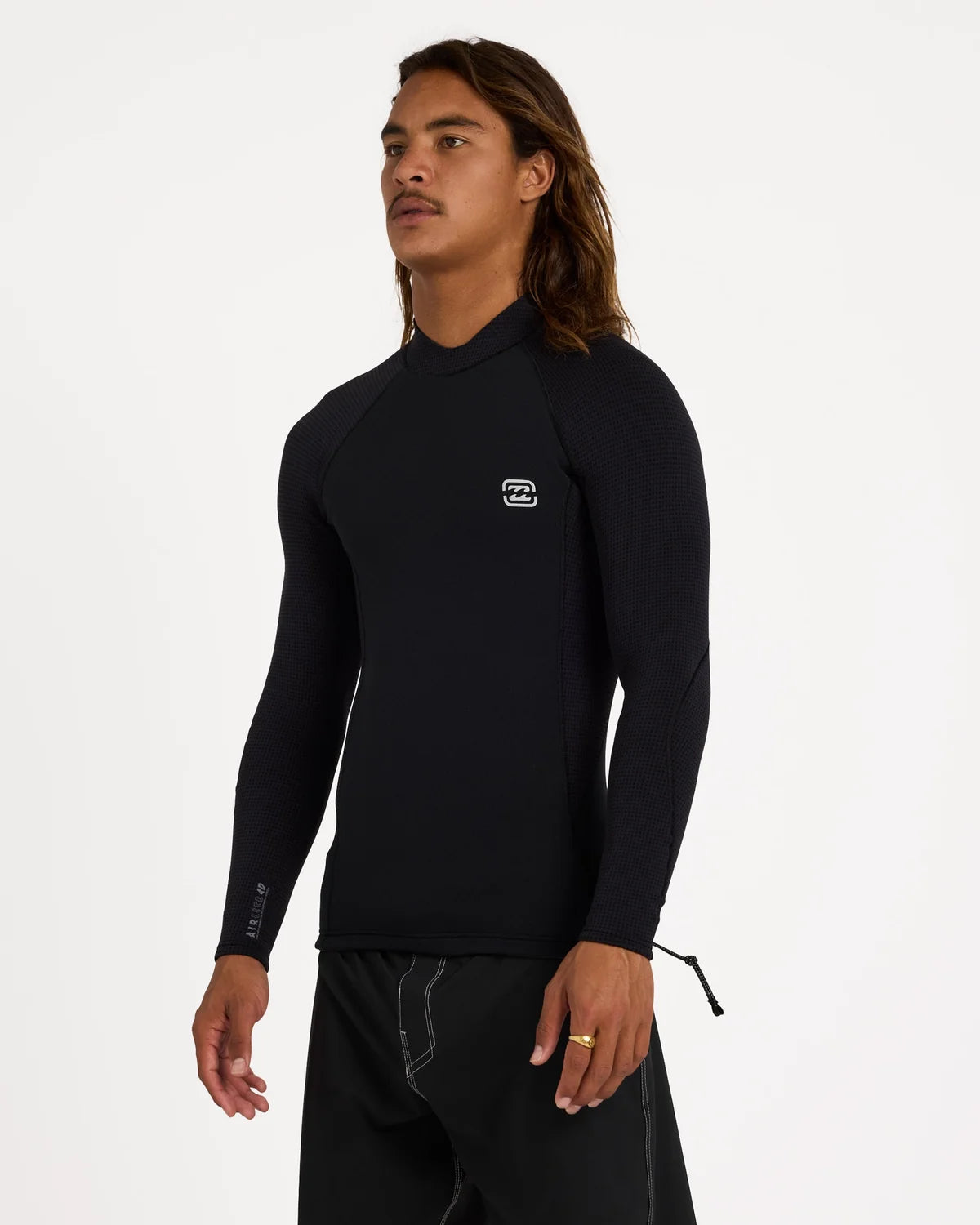 Billabong Mens 1mm Furnace Revo Long Sleeve Wetsuit Jacket - Black