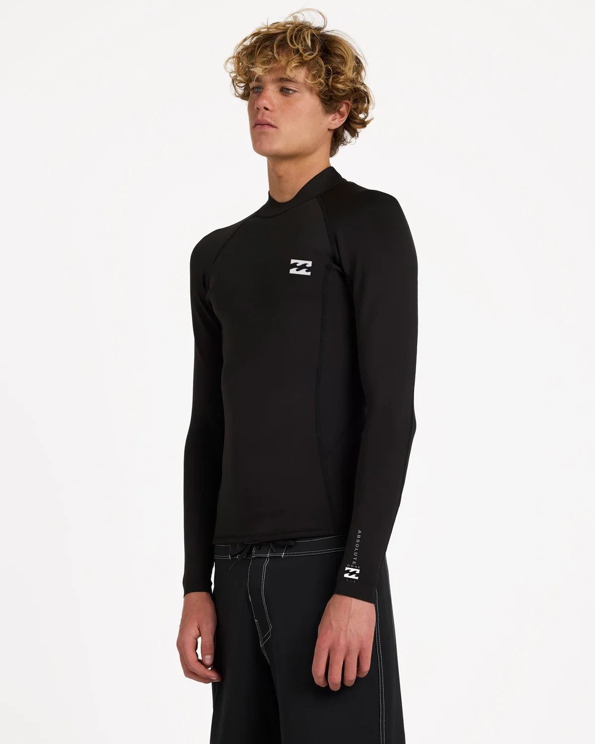 Billabong Mens 1mm Absolute Core Long Sleeve Wetsuit Jacket - Black