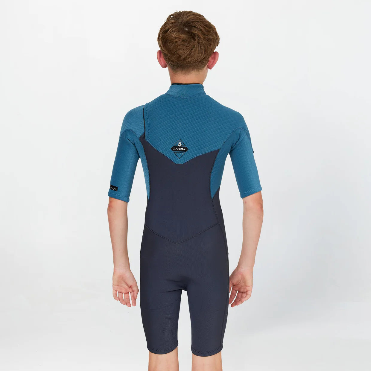 O'neill Boys HyperFreak Chest Zip Short Sleeve Spring - Blue Haze