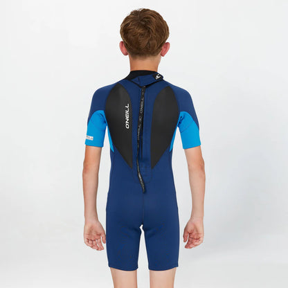 O'neill Boys Reactor 2mm Back Zip Spring Suit - Navy