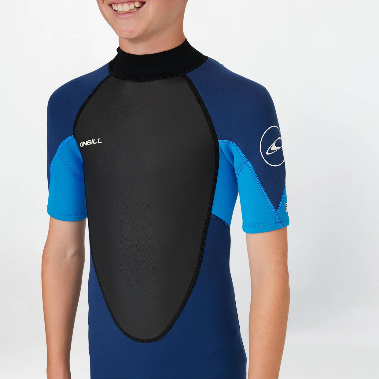 O'neill Boys Reactor 2mm Back Zip Spring Suit - Navy