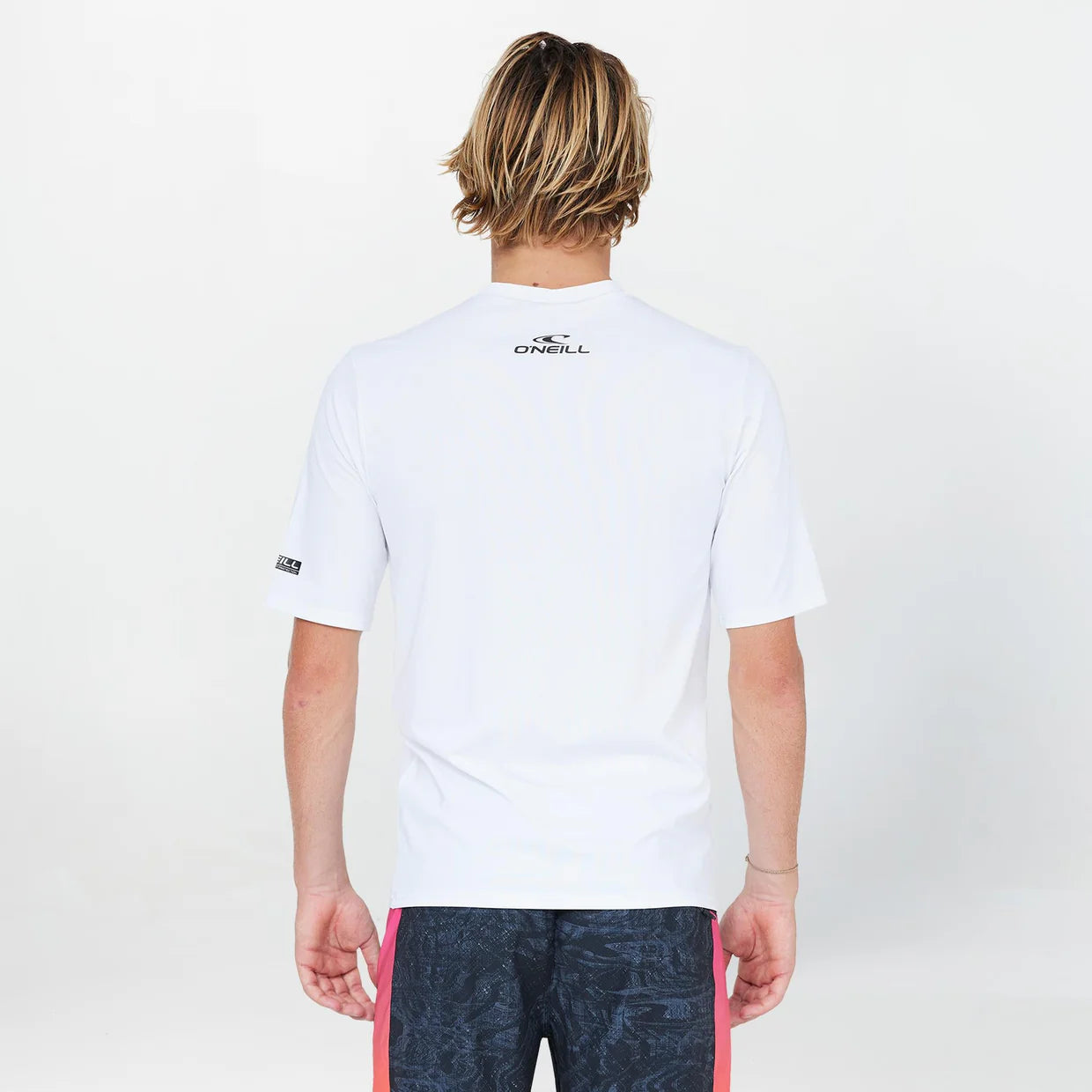 O'neill Clean & Mean Short Sleeve Rash Vest Tee - White