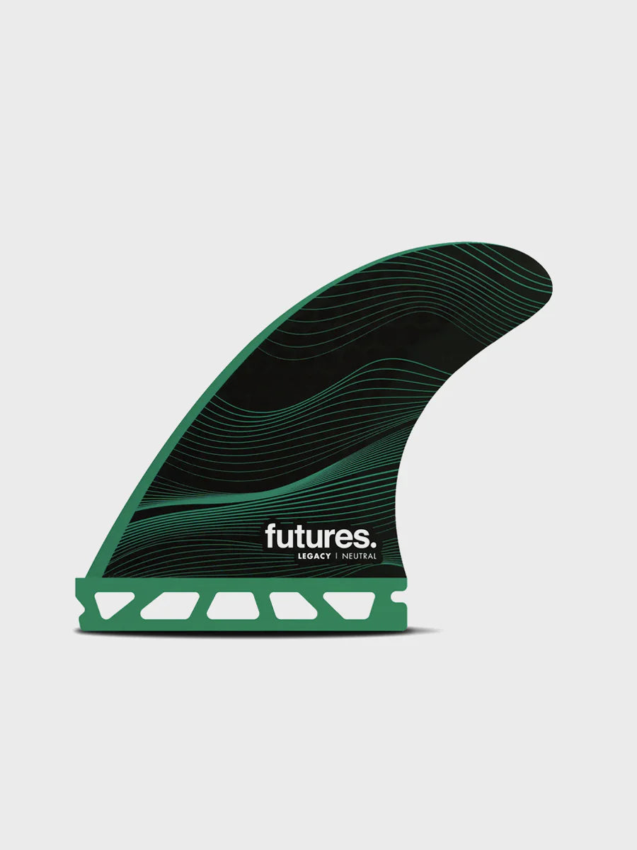 Futures F6 Honeycomb 5 Fin Set - Green