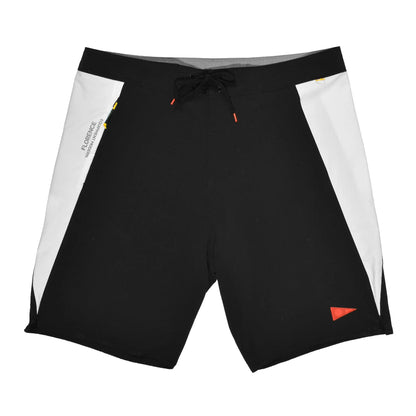 F1 BURGEE CORDURA BOARDSHORT - BLACK WHITE