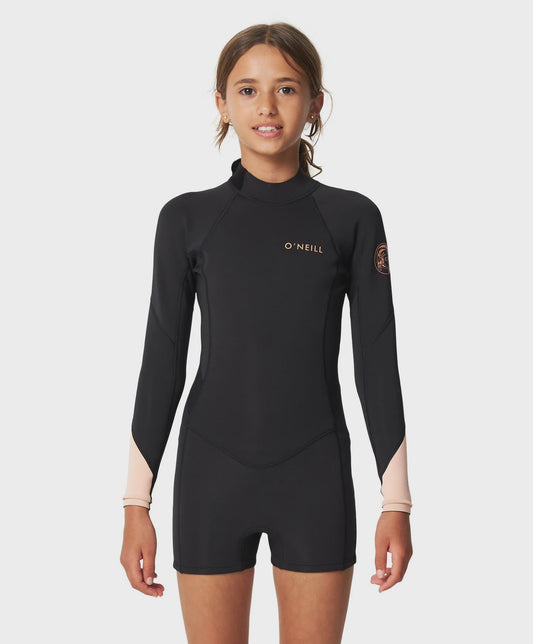 GIRLS BAHIA BZ LS MID SPRING 2MM - 002 BLACK