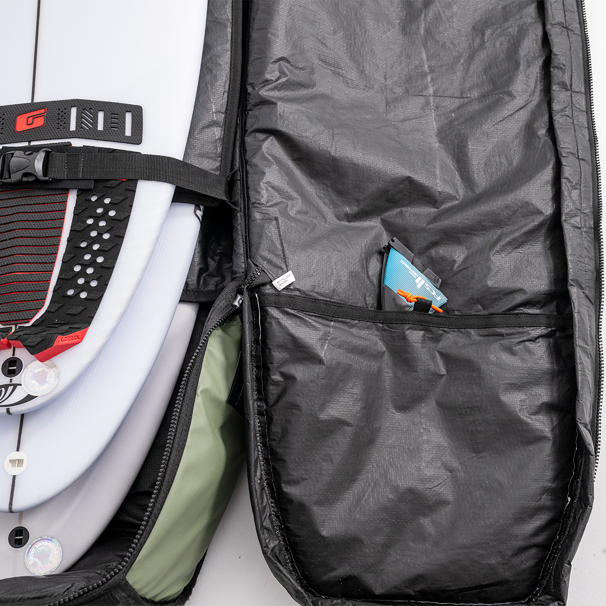 FCS Travel 3W Shortboard/Fish Wheelie Board Cover - Alpine