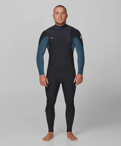 HyperFire 3/2mm Steamer Chest Zip Wetsuit - Cadet