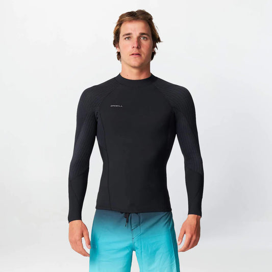 O'neill HyperFreak 2mm GBS Long Sleeve Wetsuit Jacket - Black