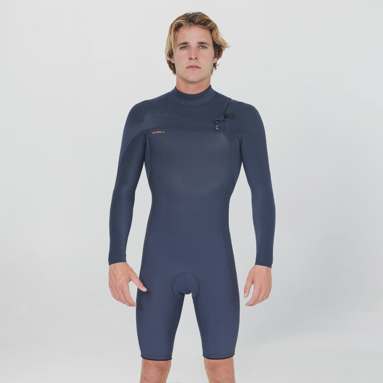 O'neill HyperFreak 2mm Long Sleeve Chest Zip Springsuit Wetsuit - Gunmetal