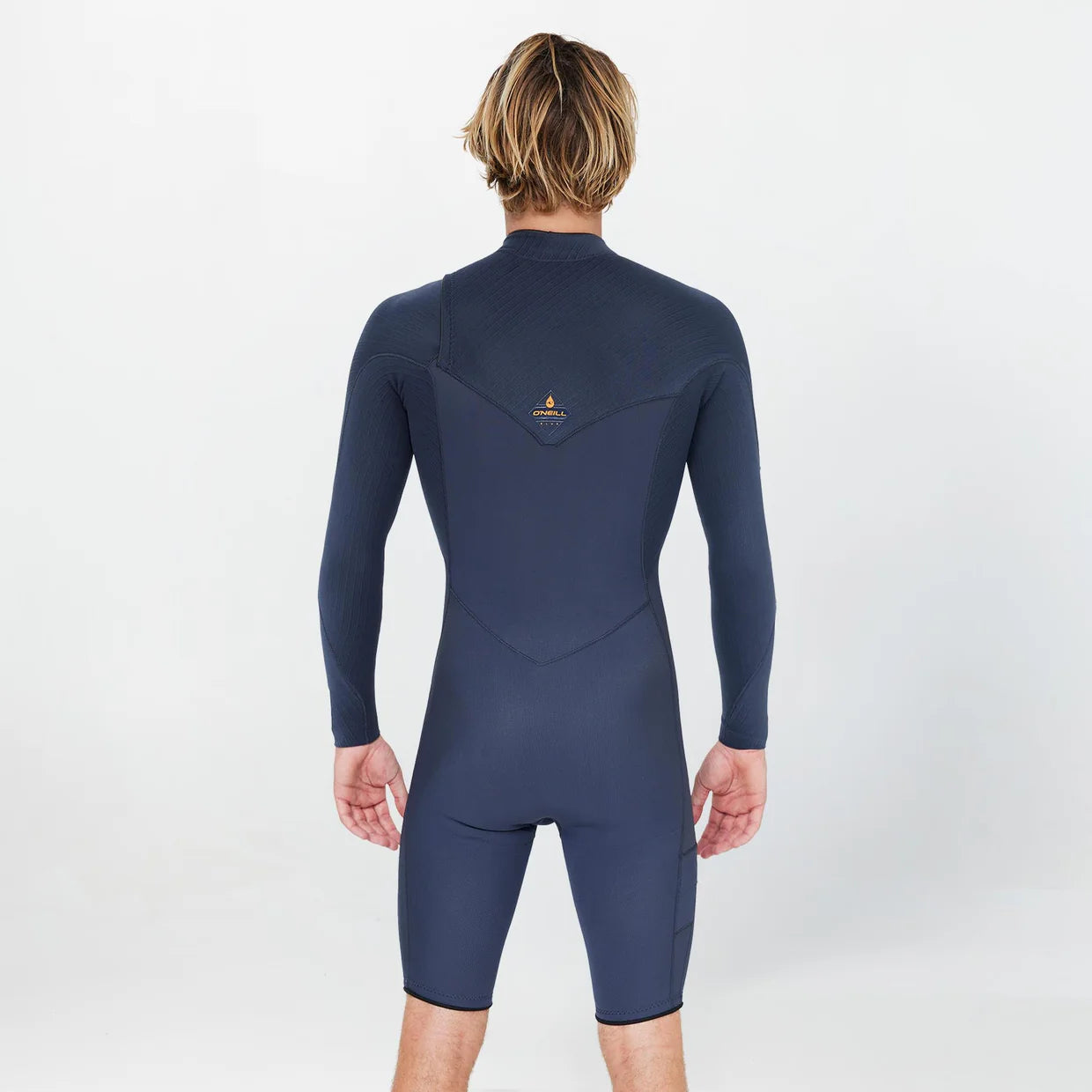O'neill HyperFreak 2mm Long Sleeve Chest Zip Springsuit Wetsuit - Gunmetal