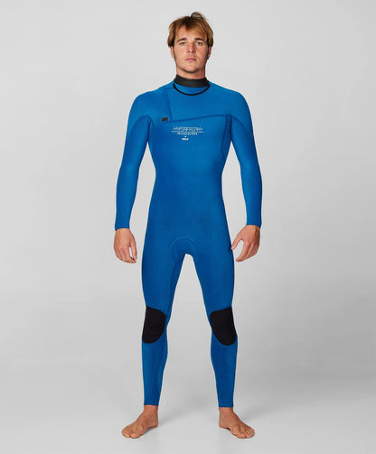 HyperFreak 4/3+ Steamer Chest Zip Wetsuit - Black/Graphite