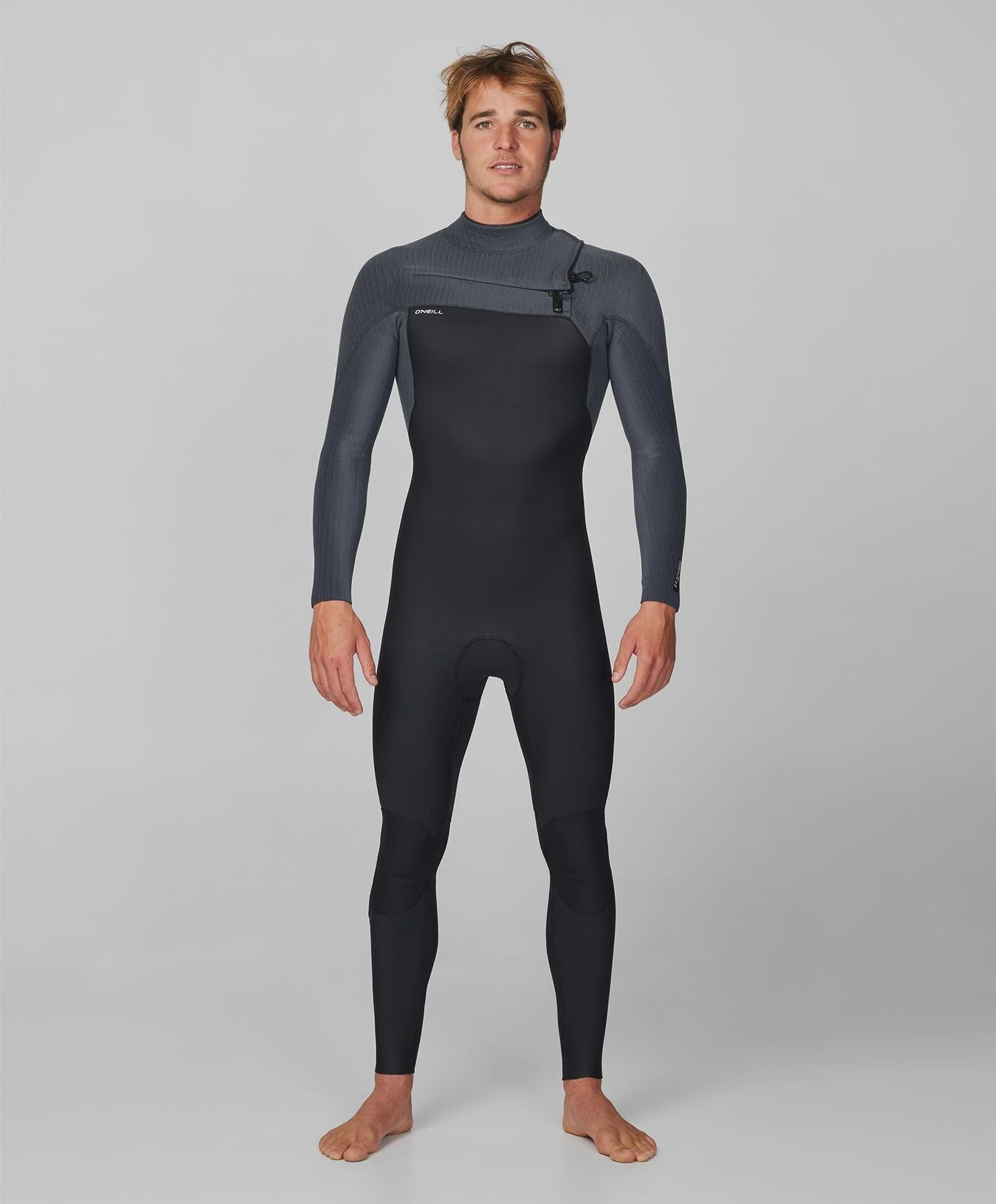 HyperFreak 3/2+ Steamer Chest Zip Wetsuit - Graphite