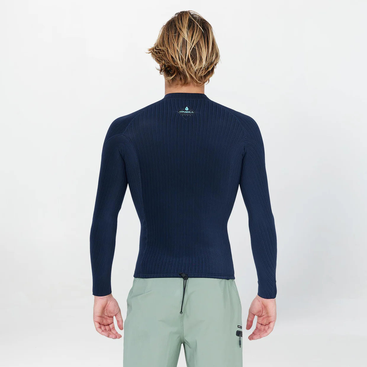 O'neill HyperX 1.5mm Long Sleeve Wetsuit Top - Carbon Blue
