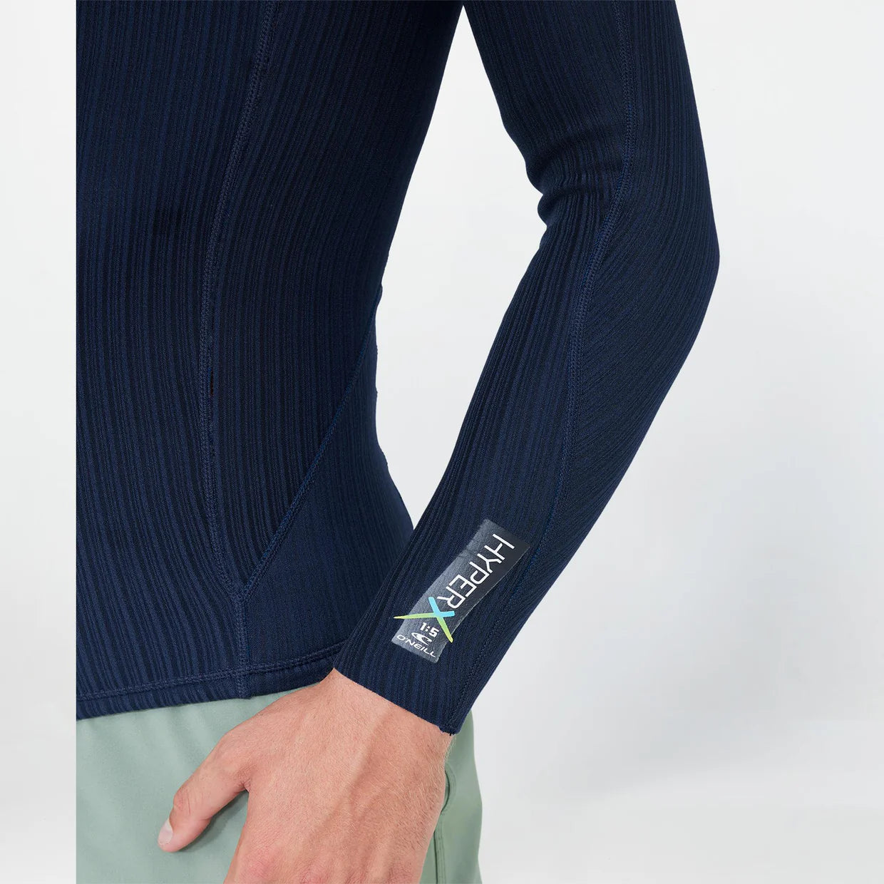 O'neill HyperX 1.5mm Long Sleeve Wetsuit Top - Carbon Blue