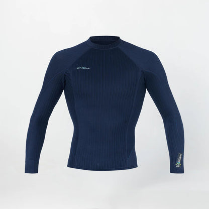 O'neill HyperX 1.5mm Long Sleeve Wetsuit Top - Carbon Blue