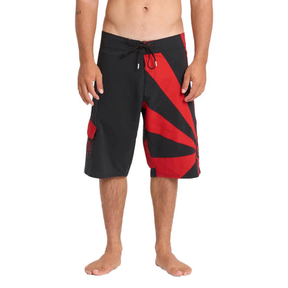 Billabong Mens A.I. Rising Sun Pro 22" Boardshort - Black Red