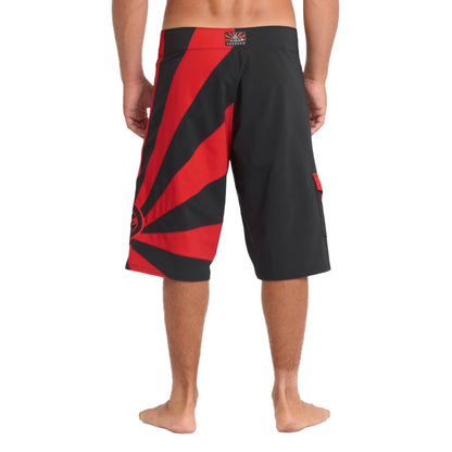 Billabong Mens A.I. Rising Sun Pro 22" Boardshort - Black Red