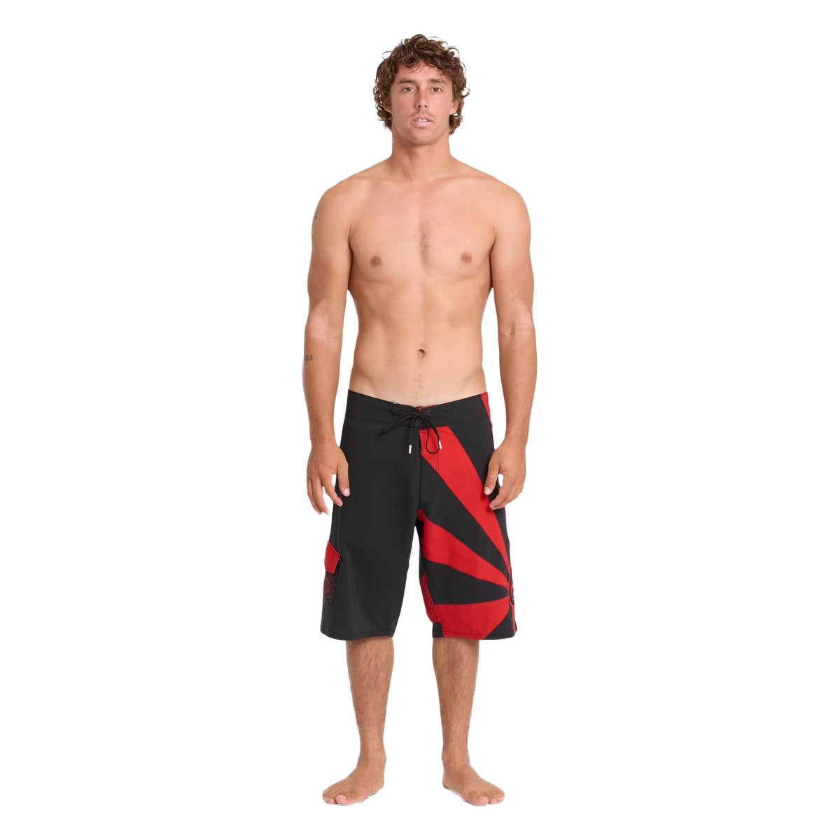 Billabong Mens A.I. Rising Sun Pro 22" Boardshort - Black Red