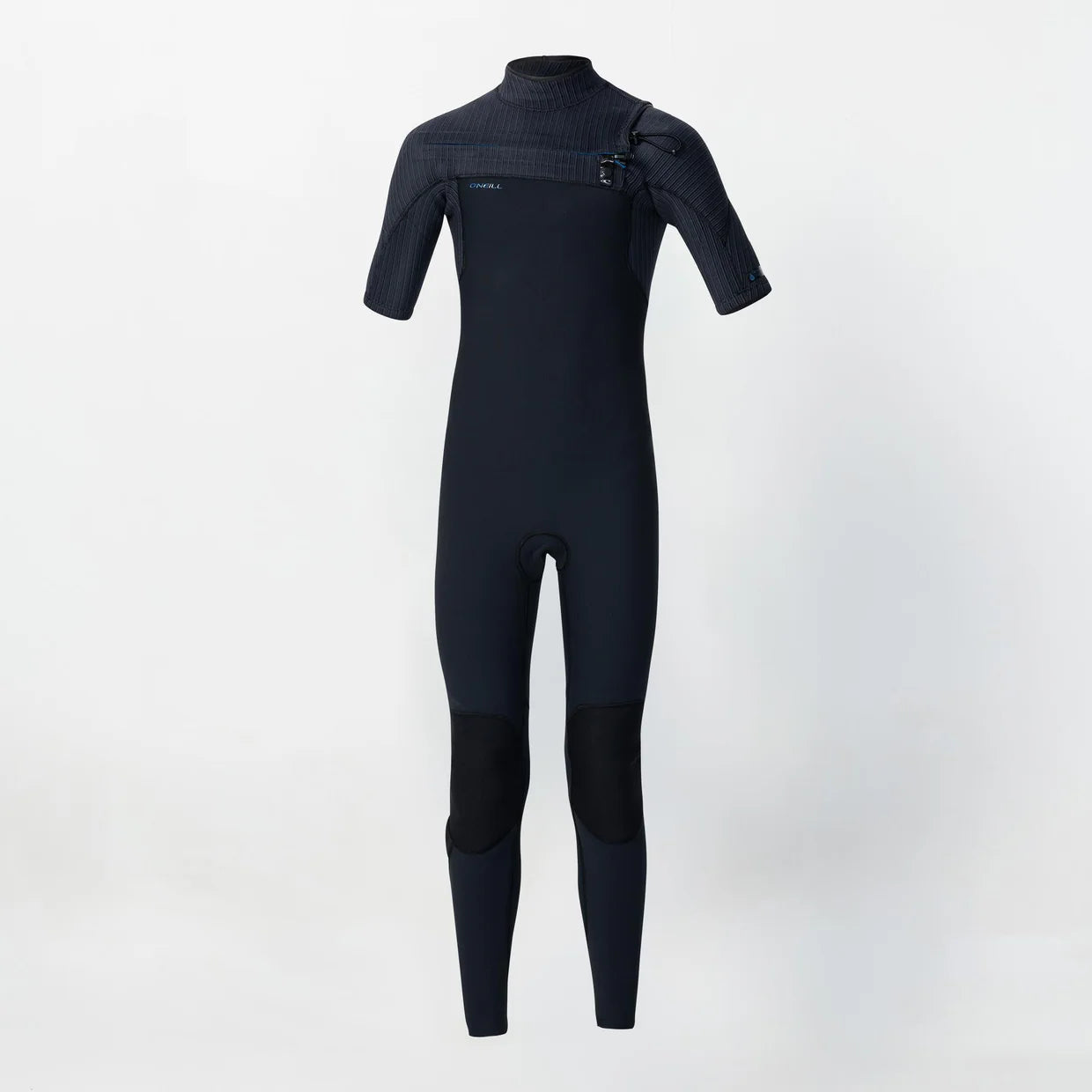 O'neill Boys HyperFreak Chest Zip Short Sleeve Steamer - Black