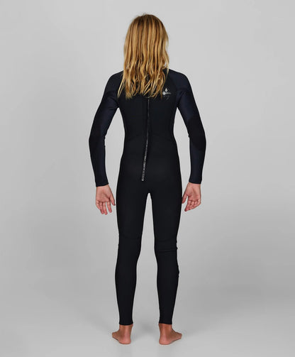 Boy's HyperFreak 3/2+ Steamer Back Zip Wetsuit - Black