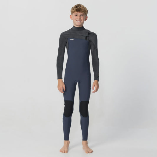 O'neill Kid's HyperFreak 3/2+ Steamer Chest Zip - Slate
